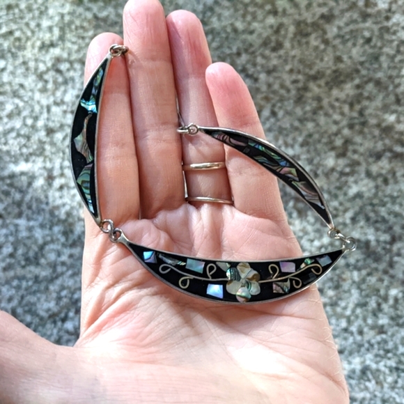 Mexican vintage set of necklace and earrings - Picture 3 of 11